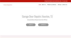 Desktop Screenshot of houstondiscountdoorrepair.com